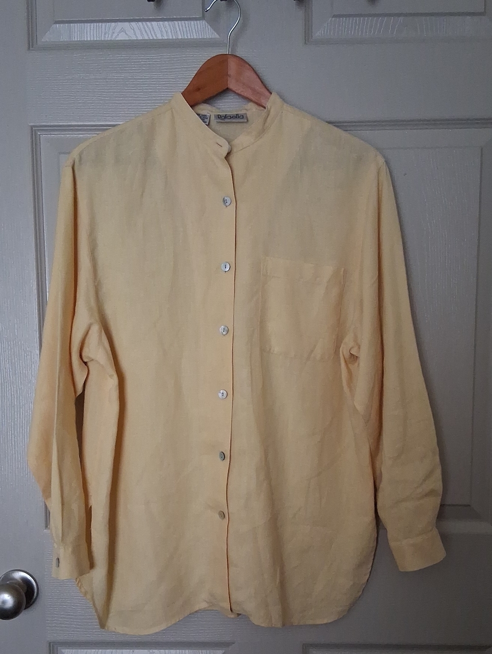 Linen Button Front Shirt